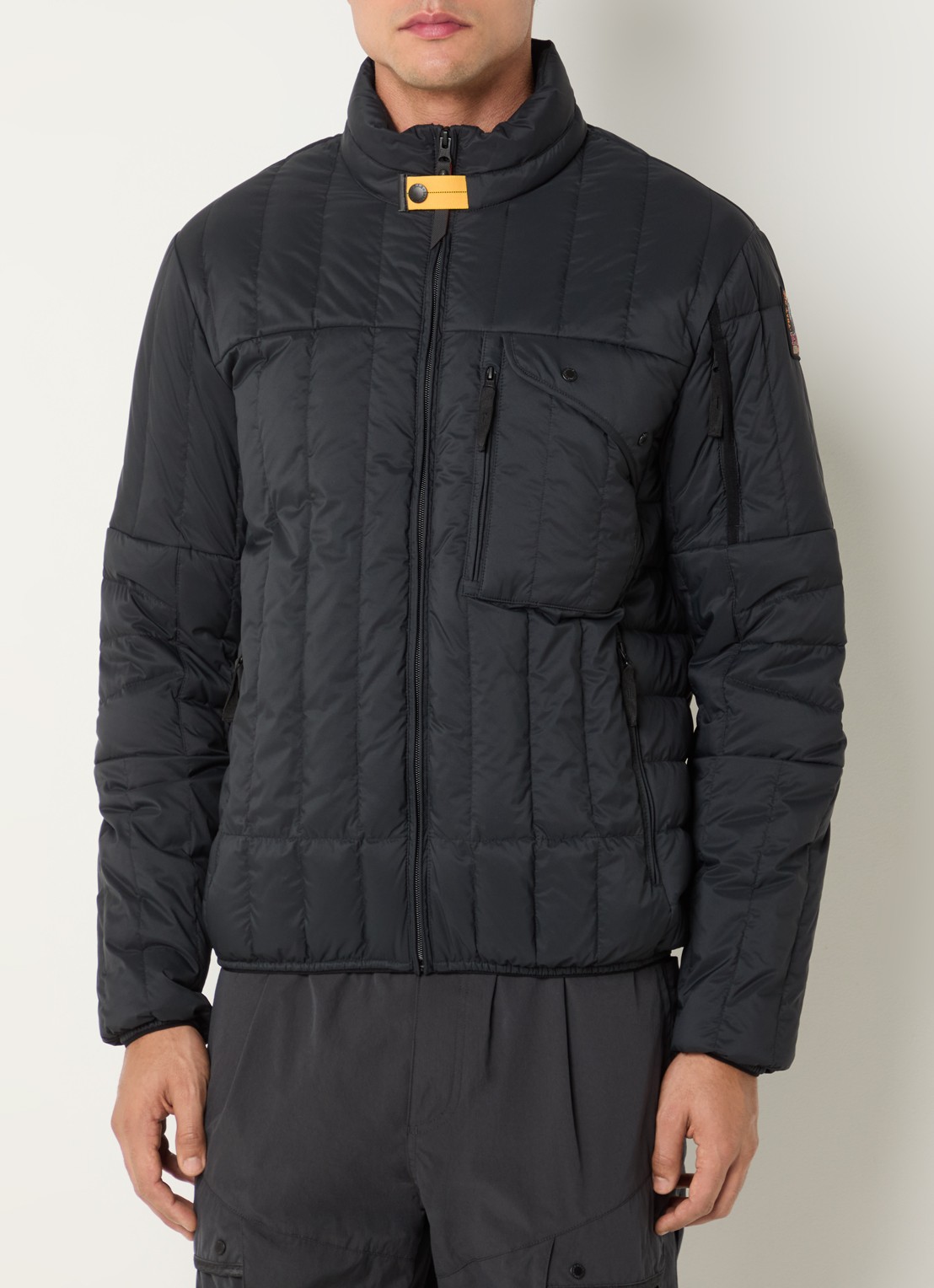 Parajumpers Kuon gewatteerd jack met donsvulling en ritszakken - detail 4 zwart