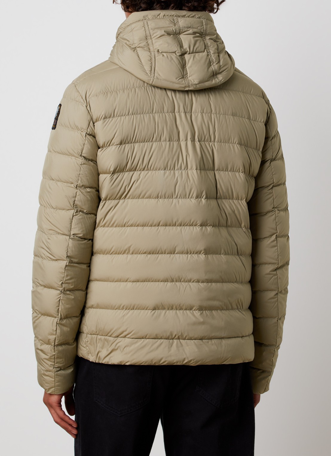 Parajumpers Last Minute gewatteerd jack met donsvulling en capuchon - achterkant 6 beige