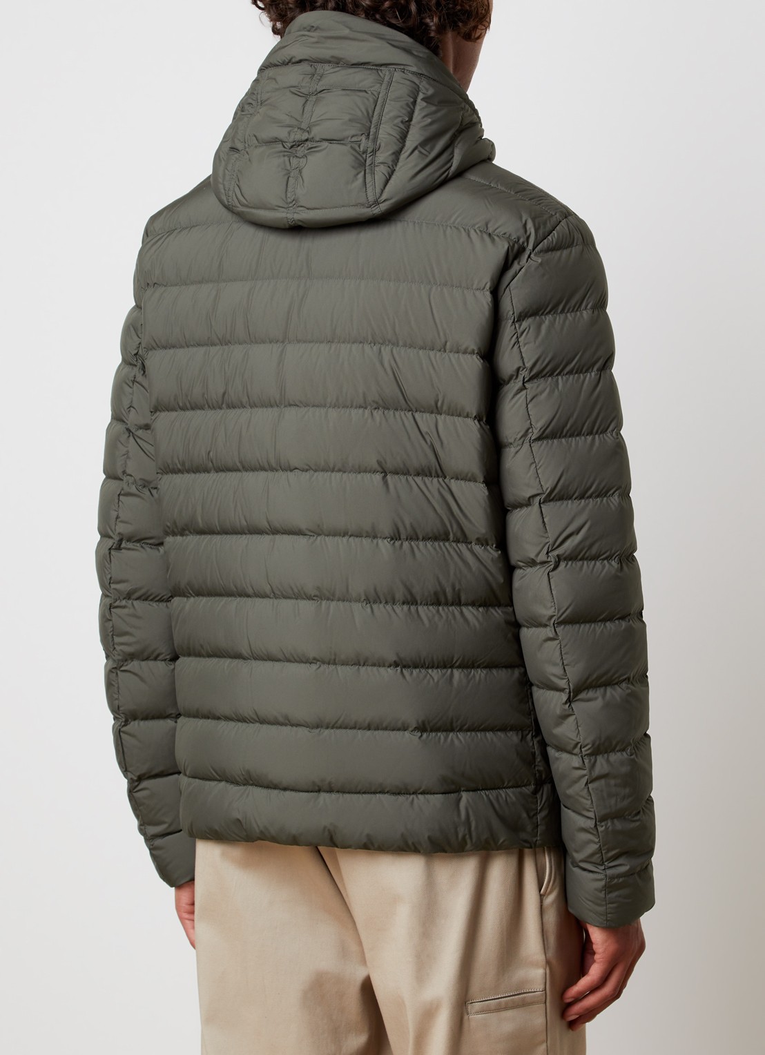 Parajumpers Last Minute gewatteerd jack met donsvulling en capuchon - achterkant 6 groen
