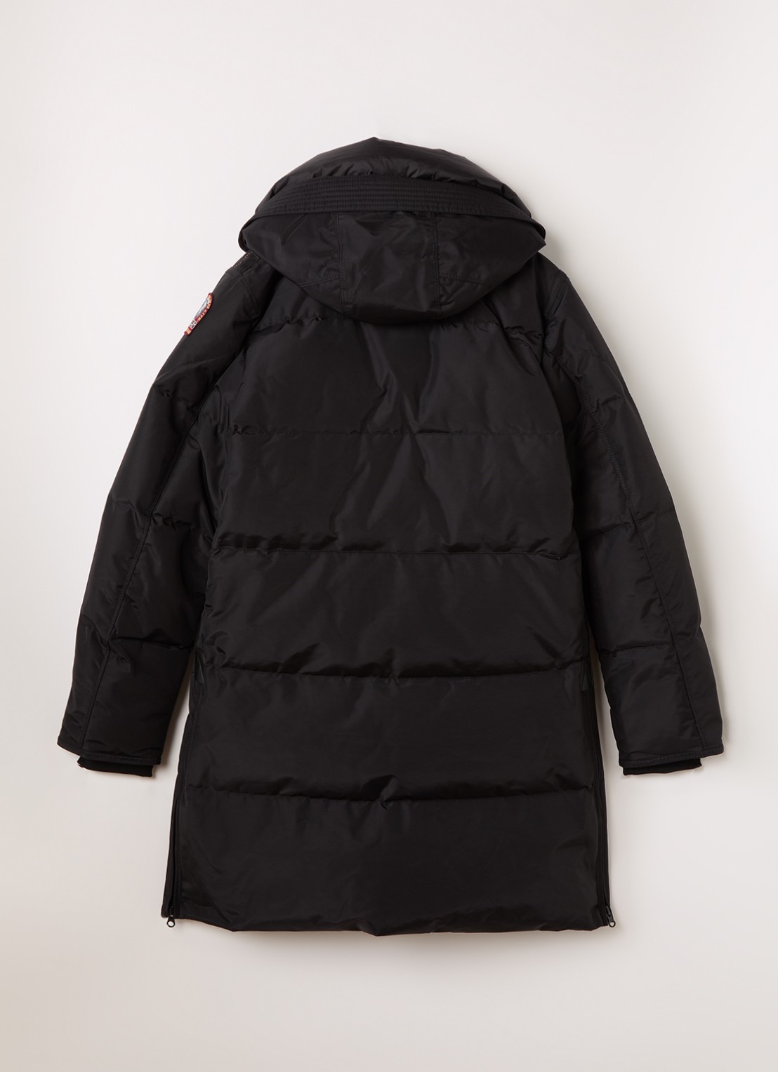 Parajumpers Long Bear puffer jack met donsvulling - achterkant zwart