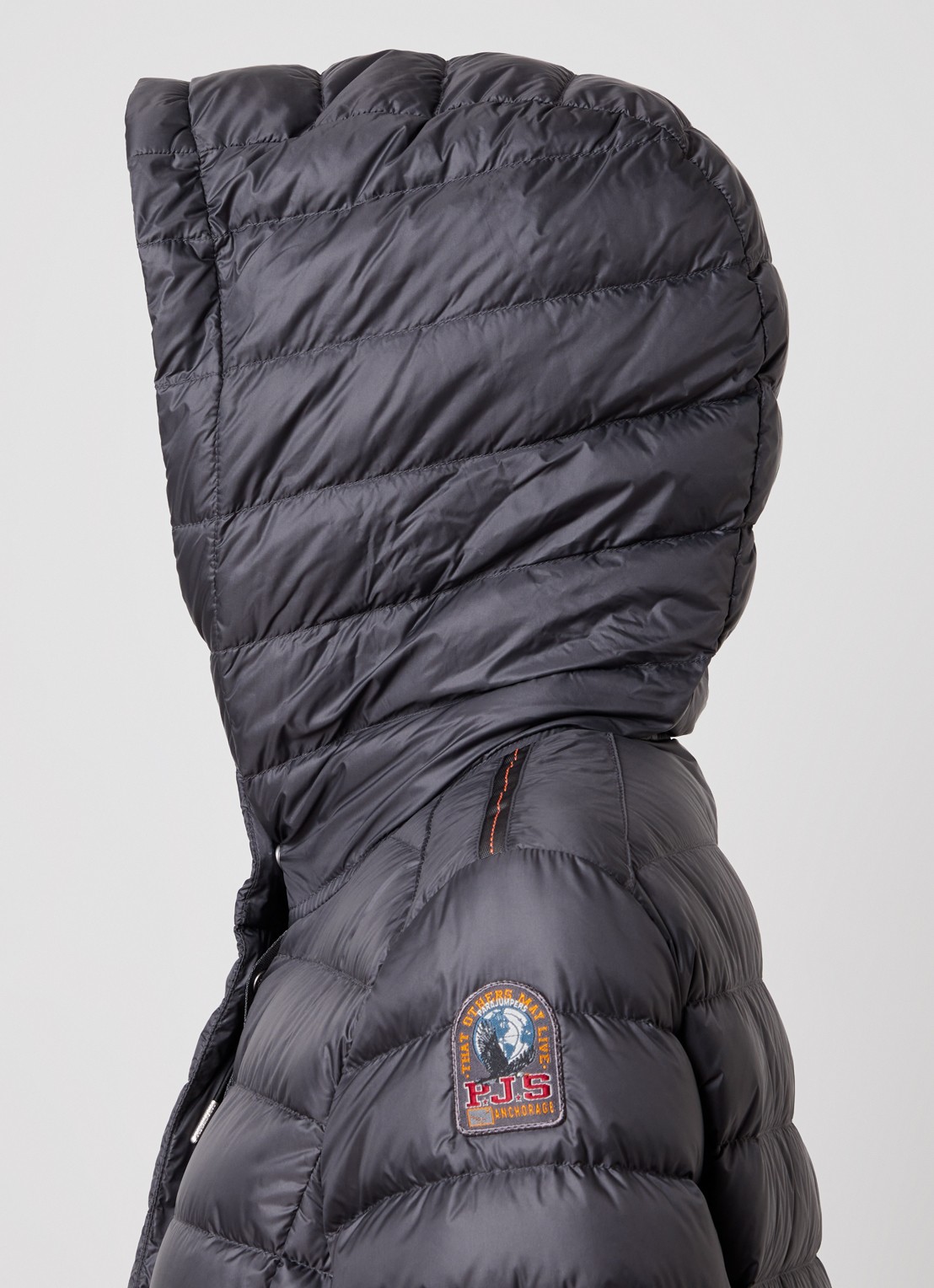 Parajumpers Magalie jas met donsvulling en steekzakken - detail 2 grijs