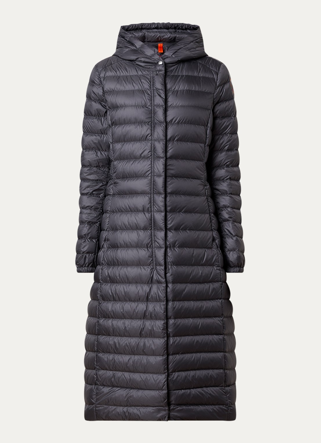 Parajumpers Magalie jas met donsvulling en steekzakken - voorkant 4 grijs