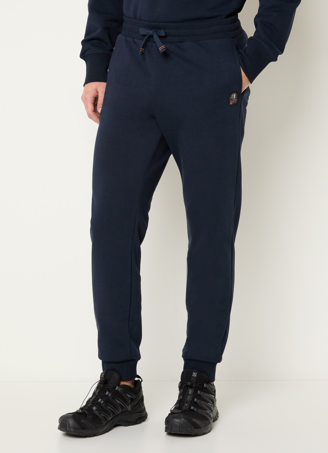 Parajumpers Makalu tapered fit joggingbroek met steekzakken - detail 4 donkerblauw