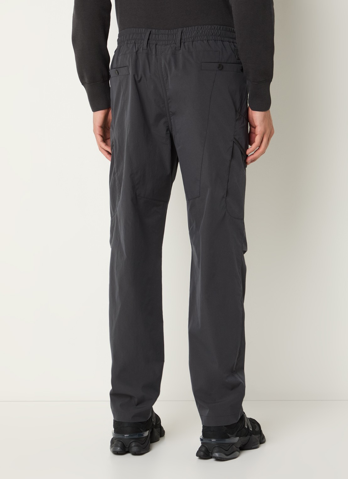 Parajumpers Mallaig straight fit cargobroek met steekzakken - achterkant antraciet