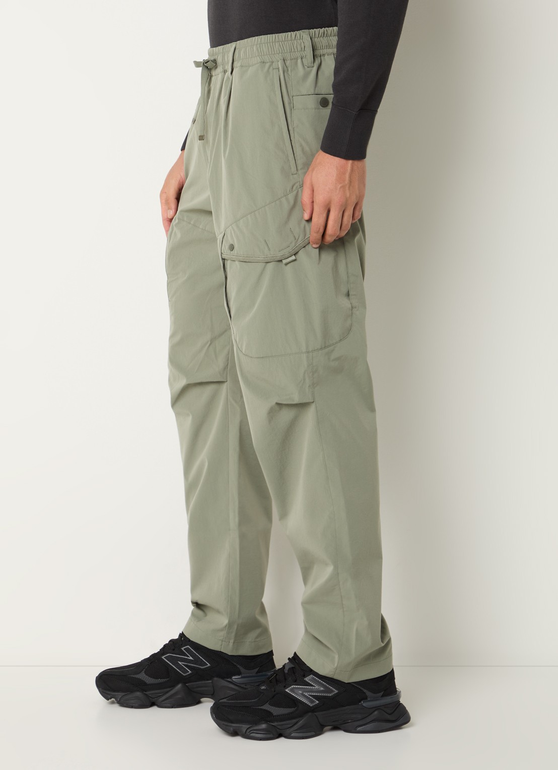 Parajumpers Mallaig straight fit cargobroek met steekzakken - detail 4 lichtgroen