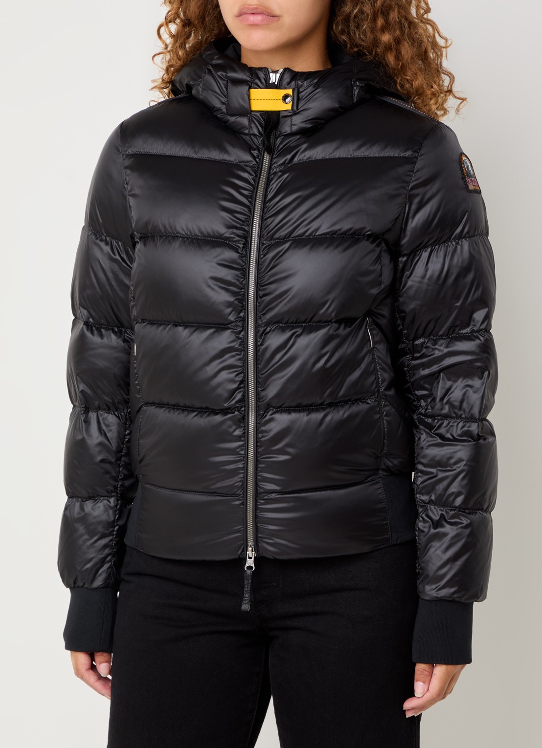 Parajumpers Mariah puffer jack met donsvulling  - detail 4 zwart