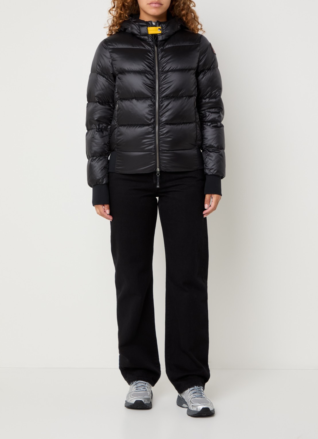 Parajumpers Mariah puffer jack met donsvulling  - voorkant 2 zwart