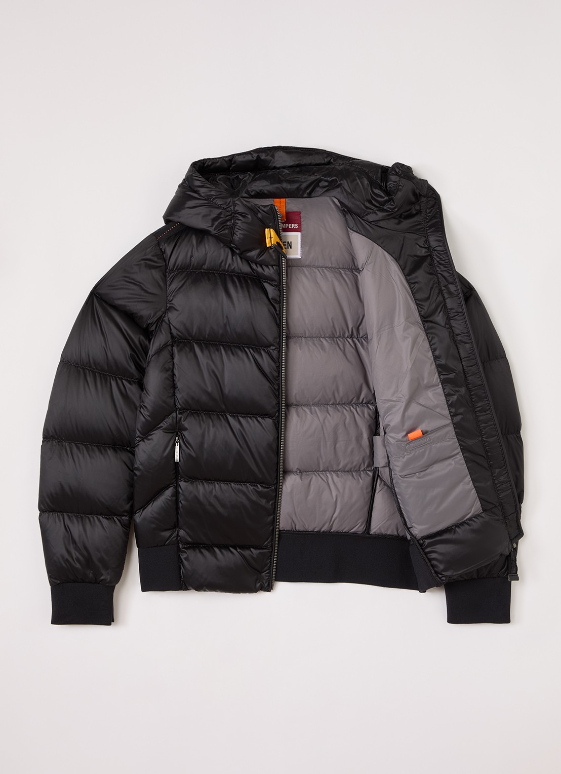 Parajumpers Mariah puffer jack met donsvulling - voorkant 2 zwart