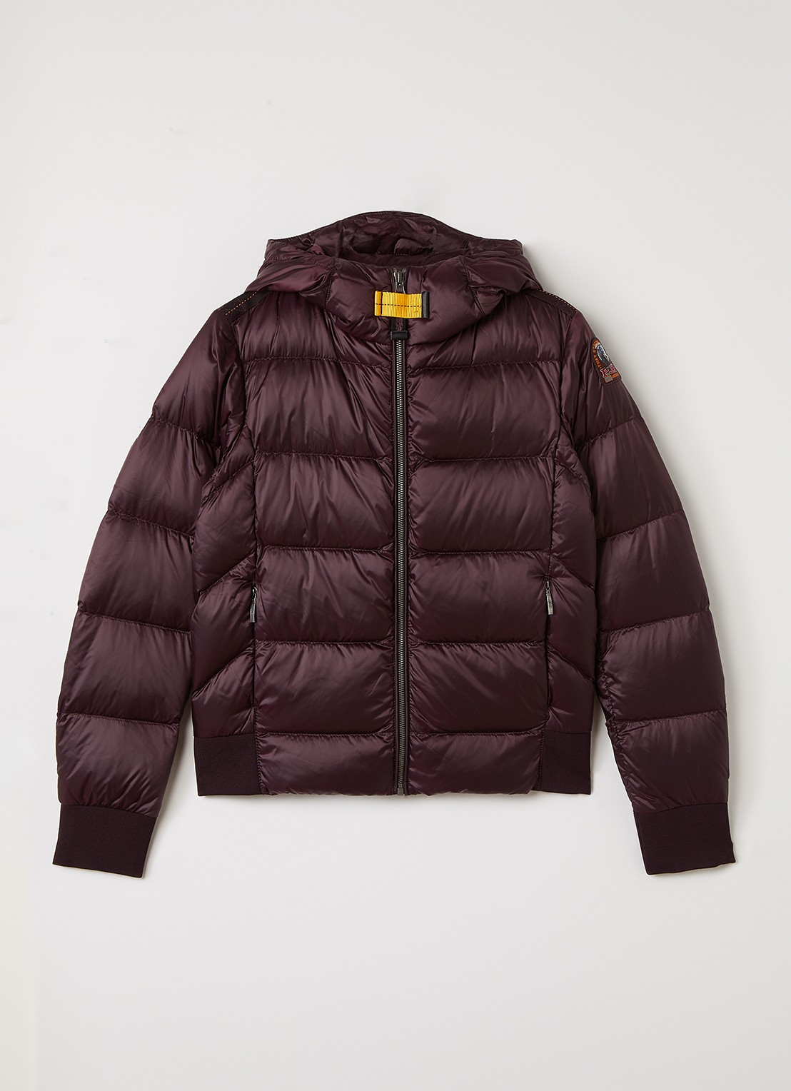 Parajumpers Mariah puffer jack met donsvulling - voorkant 2 bordeauxrood