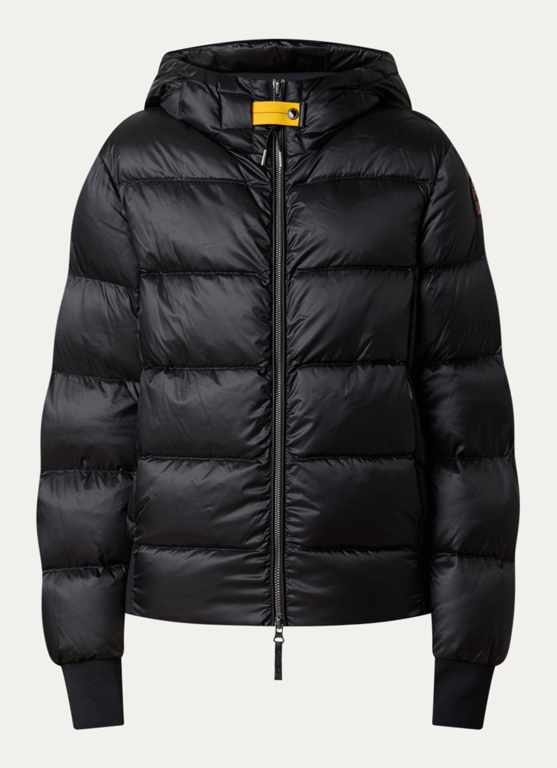 Parajumpers Marion puffer jack met donsvulling - voorkant 5 zwart
