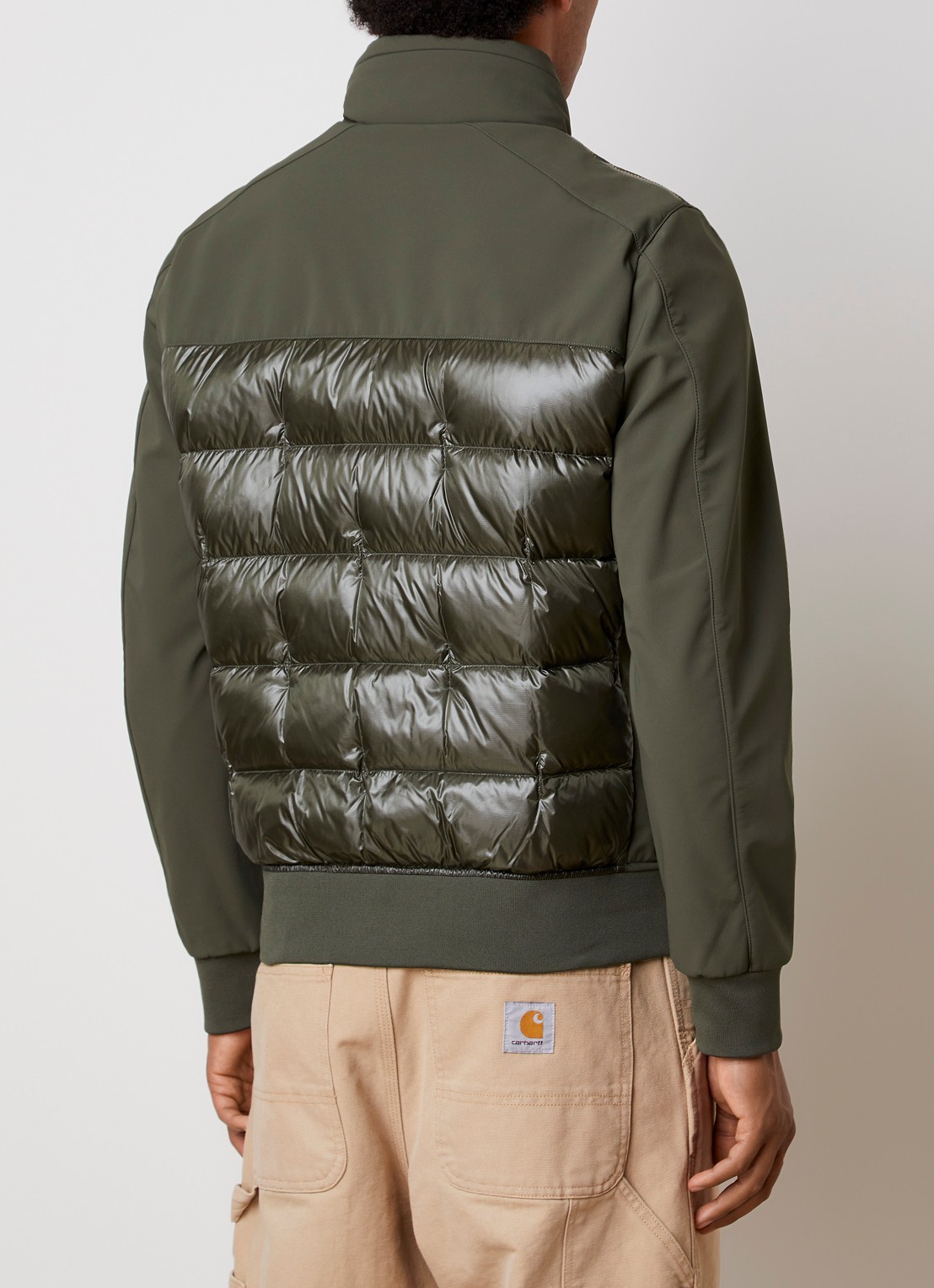 Parajumpers Matty gewatteerde jack met ritszakken - achterkant 6 legergroen
