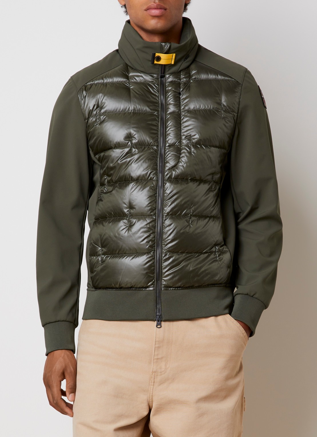 Parajumpers Matty gewatteerde jack met ritszakken - detail 3 legergroen