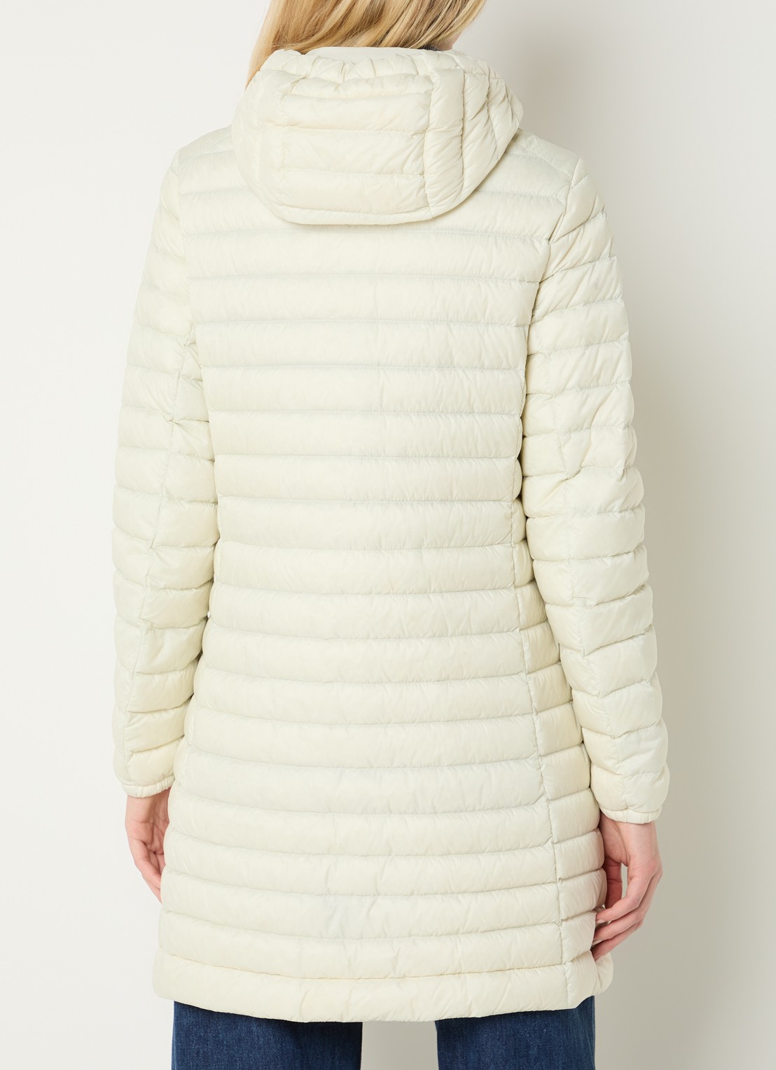 Parajumpers Meredith puffer jas met donsvulling en capuchon - achterkant 4 creme
