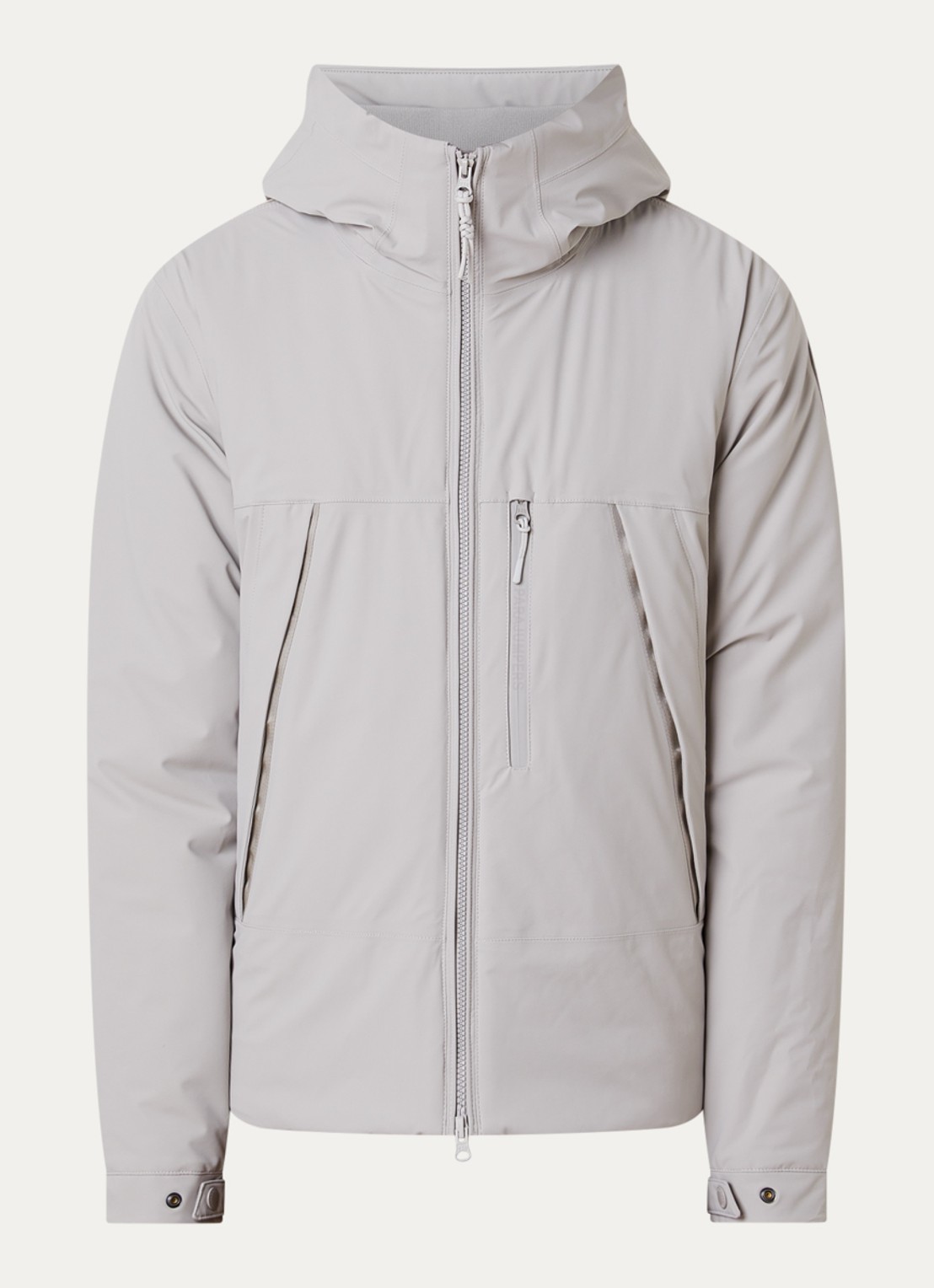 Parajumpers Nivek 2.0 softshell jack met capuchon - voorkant 4 grijs