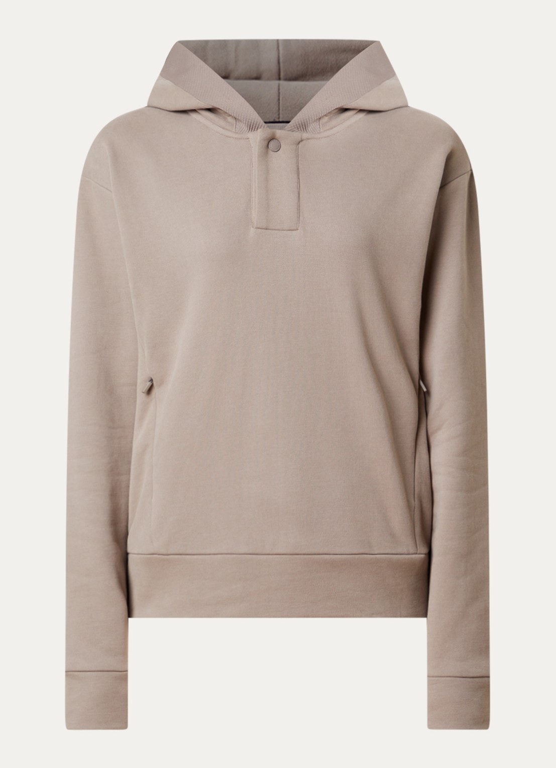 Parajumpers Nivice hoodie met steekzakken - voorkant lichtbruin