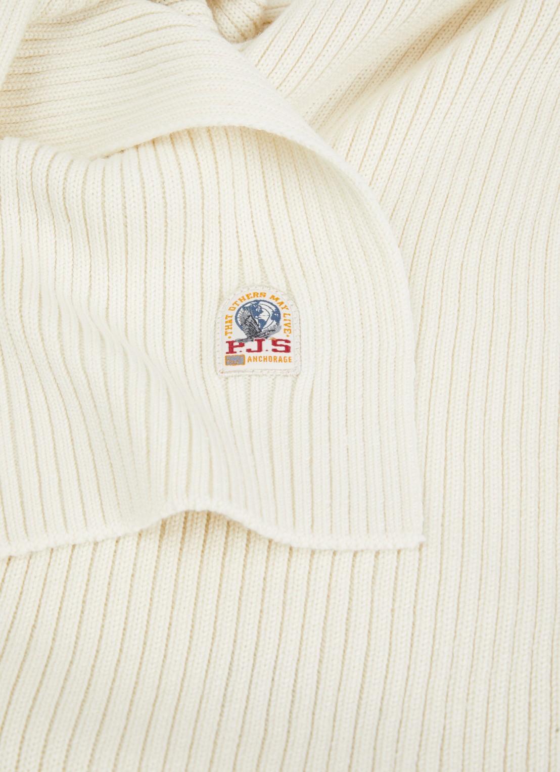 Parajumpers Pacla sjaal in merino wolblend  - detail 2 ivoor