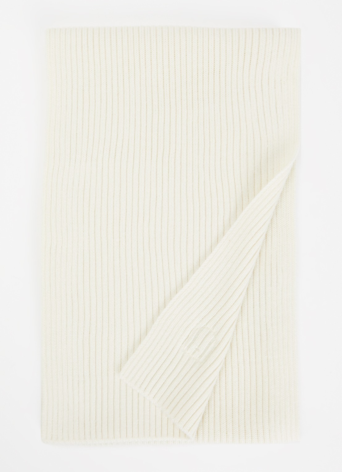 Parajumpers Pacla sjaal in merino wolblend  - voorkant 3 ivoor