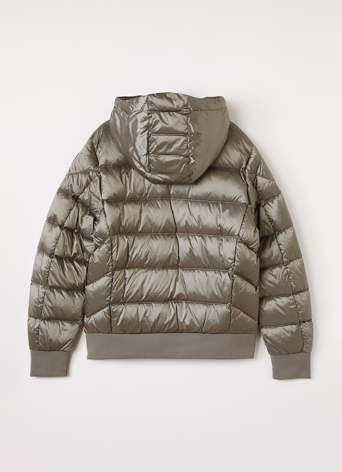 Parajumpers Pharrel puffer jack met donsvulling - achterkant khaki