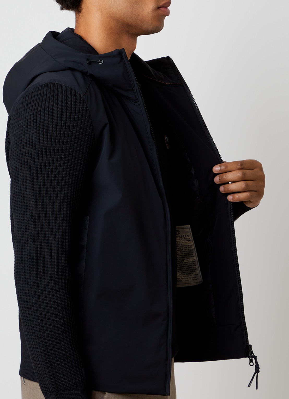 Parajumpers Rocher jack met steekzakken - detail 5 zwart