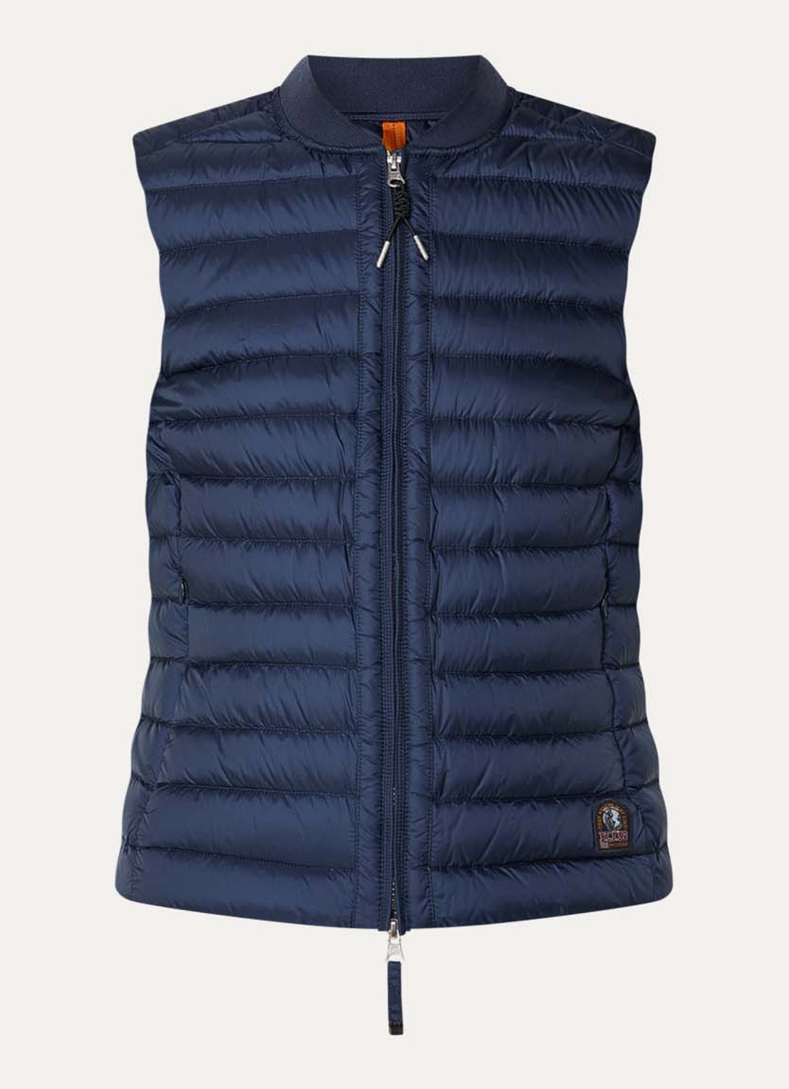 Parajumpers Rosanna bodywarmer met donsvulling en ritszakken  - voorkant 3 donkerblauw