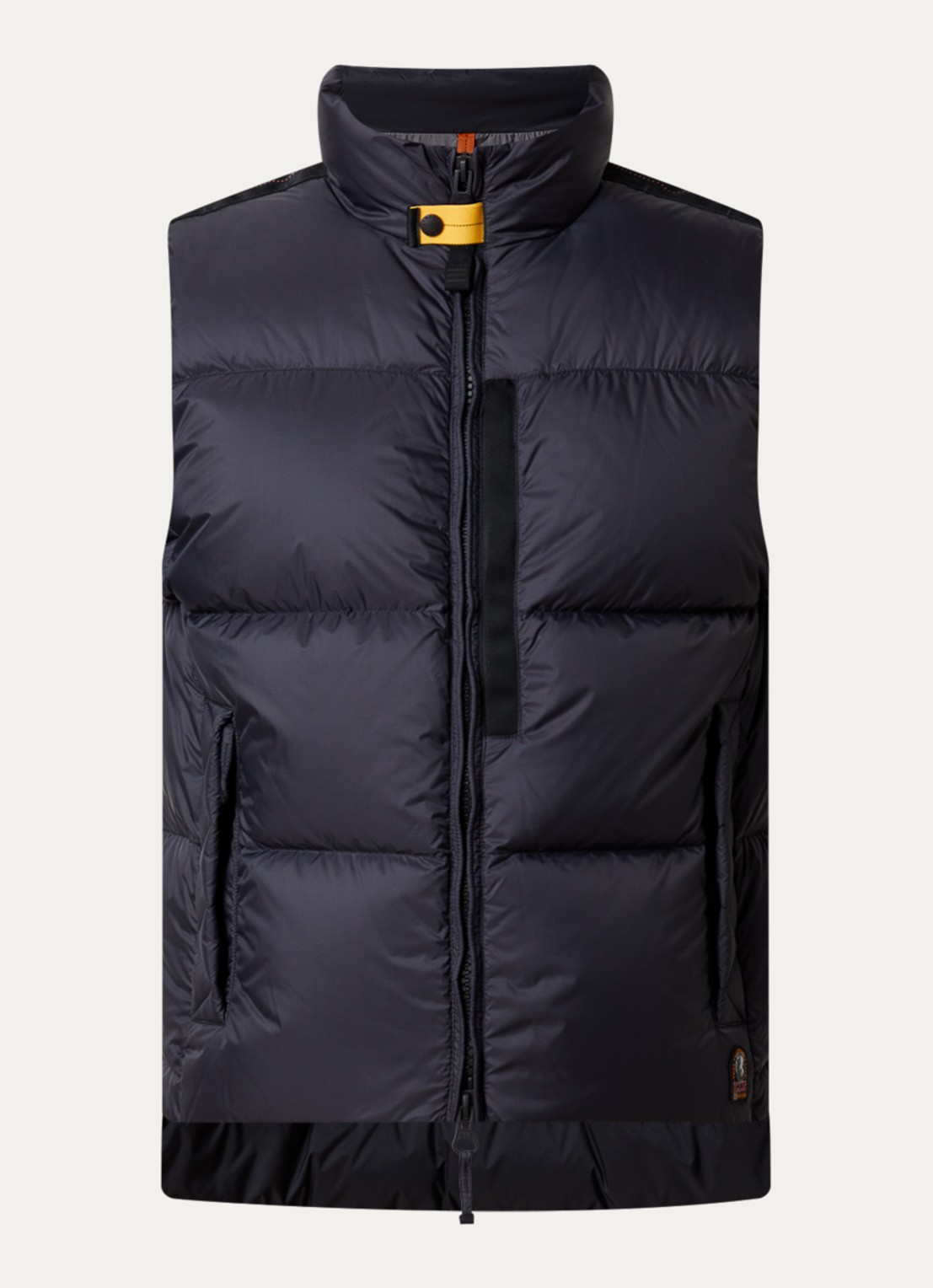 Parajumpers Roydale gewatteerde bodywarmer met donsvulling en ritszakken - voorkant 2 zwart