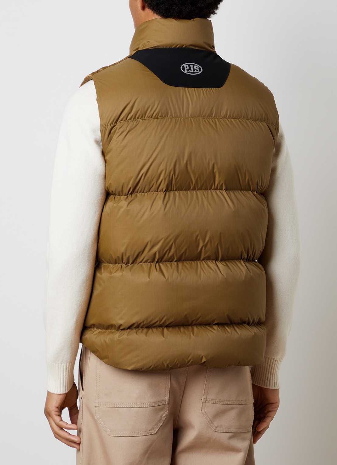 Parajumpers Roydale gewatteerde bodywarmer met donsvulling en ritszakken - achterkant 4 bruin