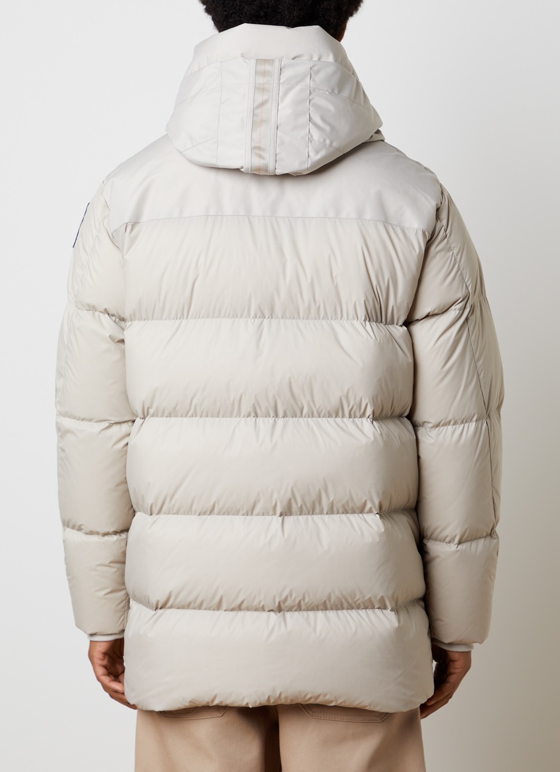 Parajumpers Shedir gewatteerde parka met steekzakken - achterkant beige