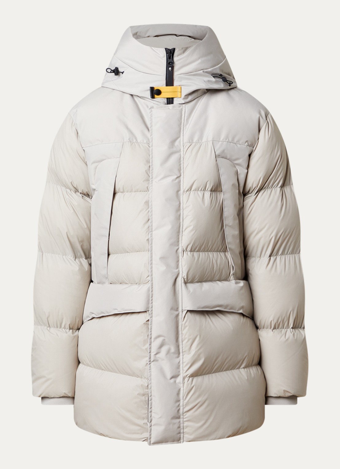 Parajumpers Shedir gewatteerde parka met steekzakken - voorkant 2 beige