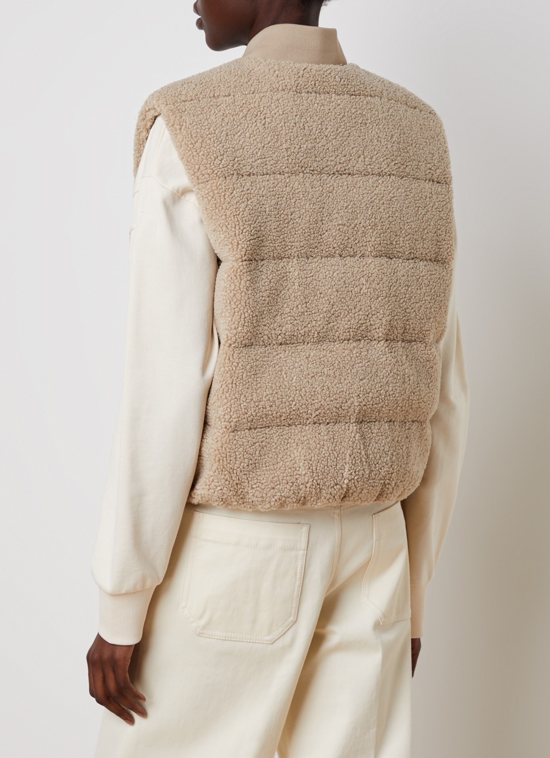 Parajumpers Sima bodywarmer met donsvulling - achterkant 6 zand