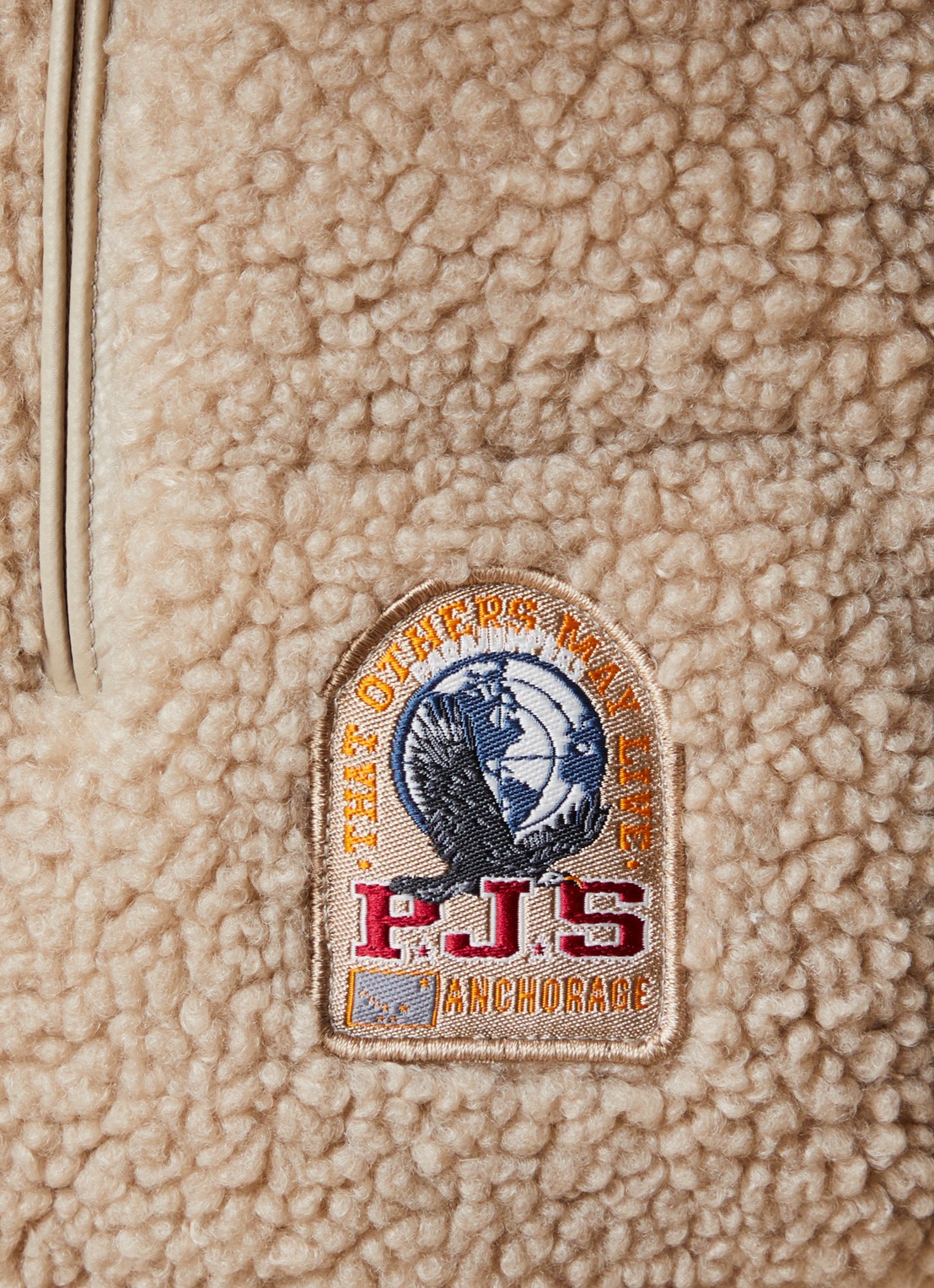 Parajumpers Sima bodywarmer met donsvulling - detail 3 zand
