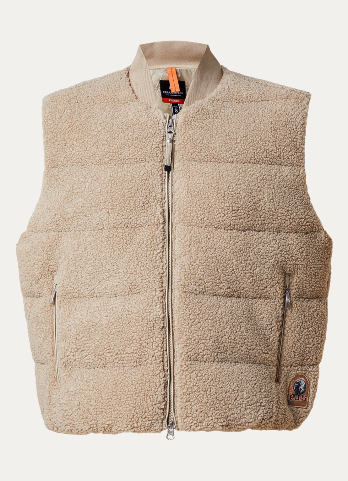 Parajumpers Sima bodywarmer met donsvulling - voorkant 4 zand