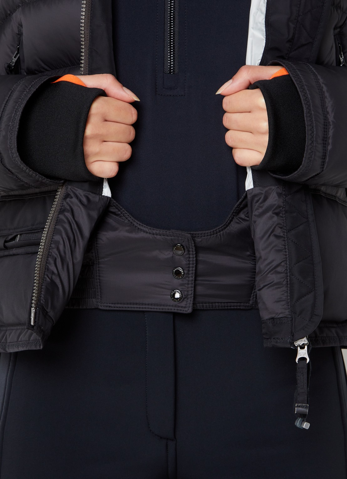 Parajumpers Skimaster gewatteerd jack met donsvulling en capuchon - detail 3 zwart