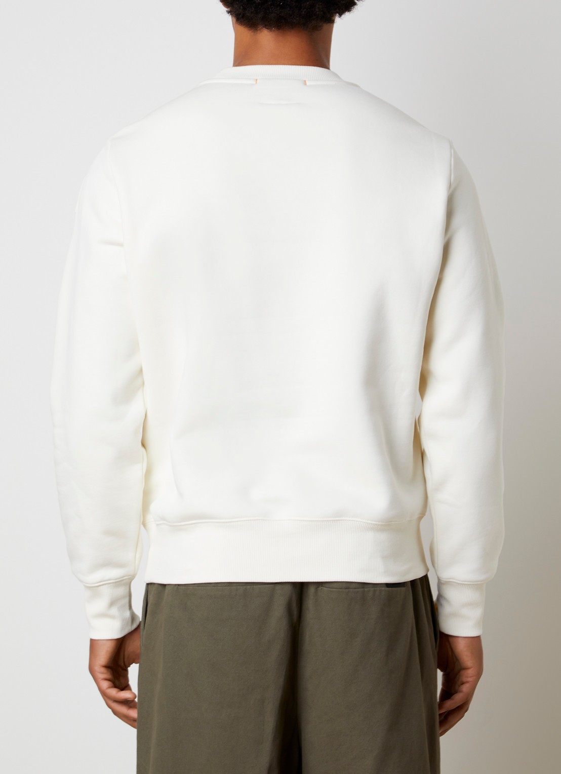 Parajumpers Sweater met logo - achterkant 5 ivoor