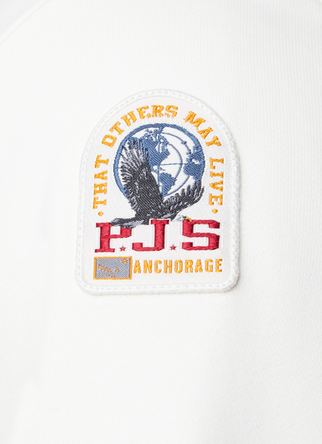 Parajumpers Sweater met logo - detail 2 ivoor