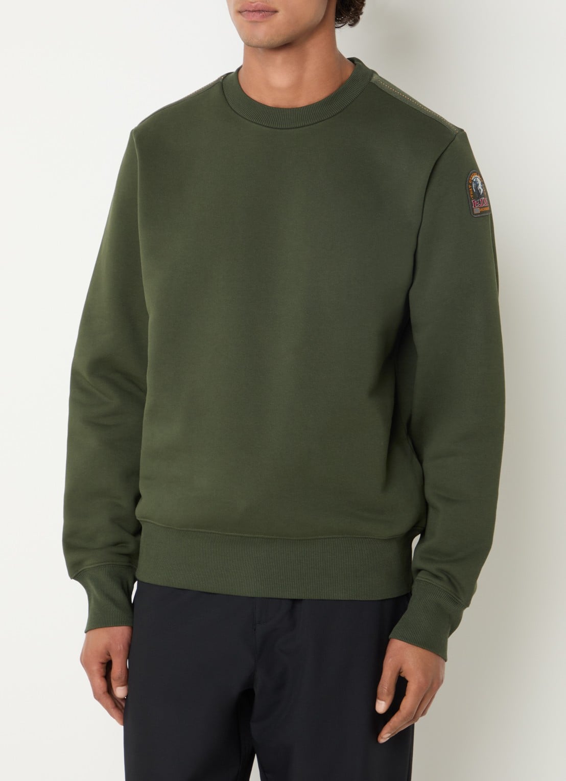 Parajumpers Sweater met logo - detail 2 groen