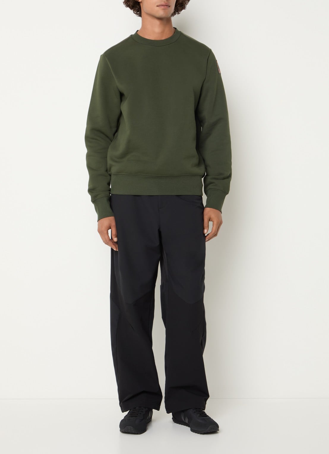 Parajumpers Sweater met logo - voorkant 4 groen