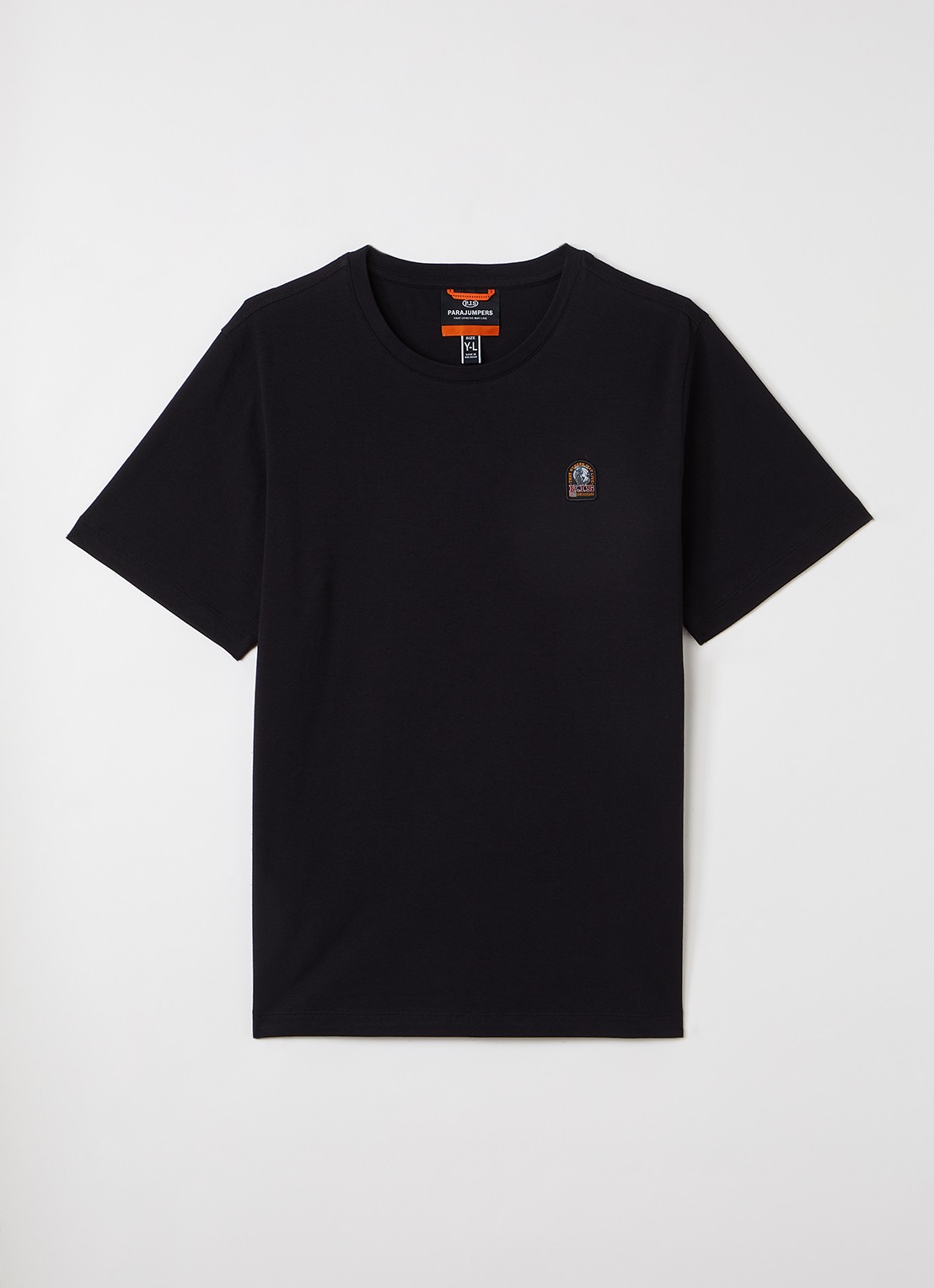 Parajumpers T-shirt met logo - voorkant zwart