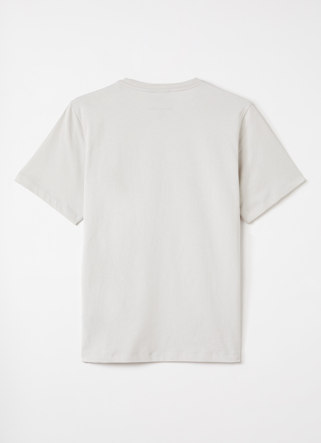 Parajumpers T-shirt met logo - voorkant 2 lichtgrijs