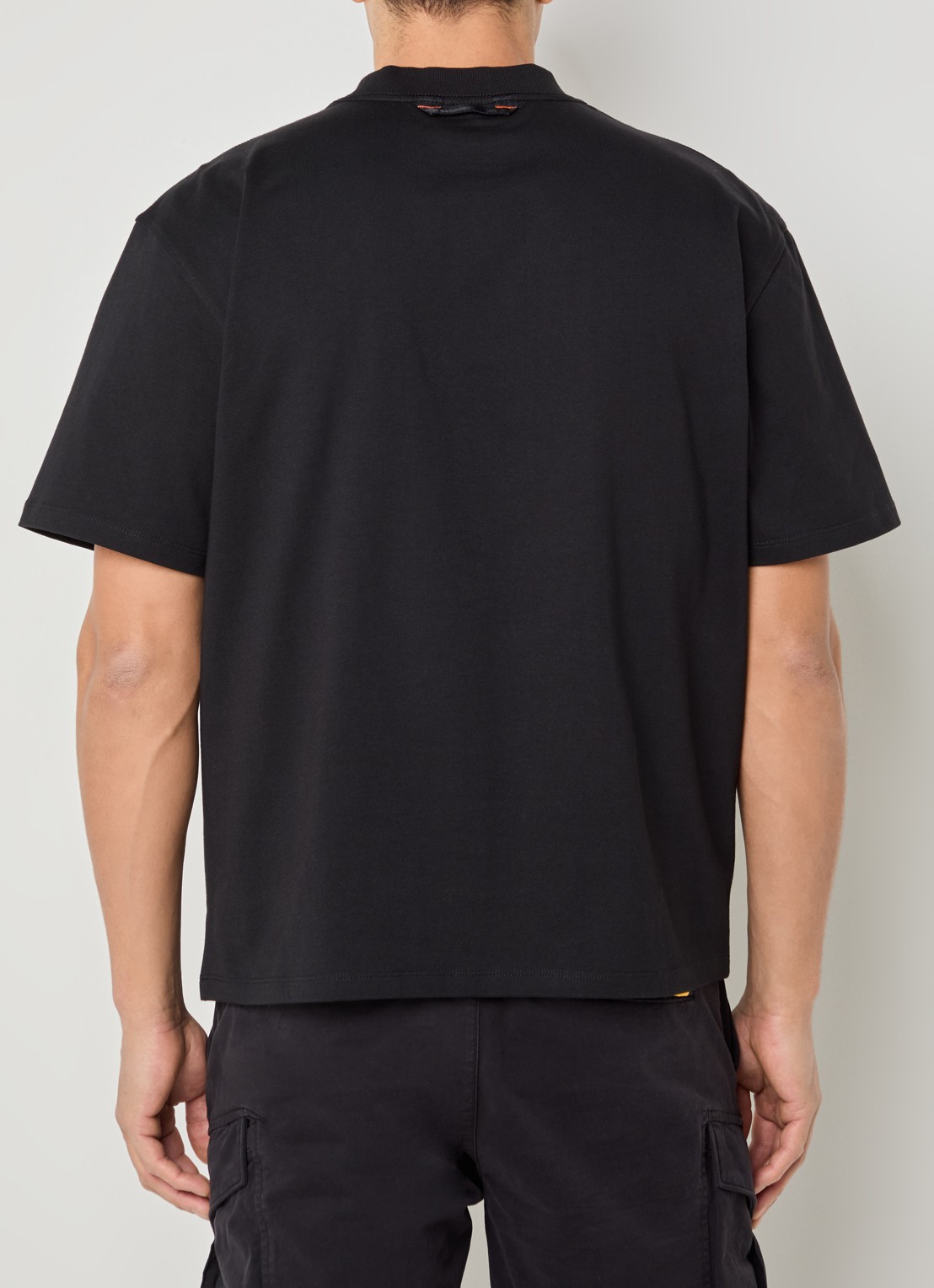 Parajumpers T-shirt met logo - achterkant zwart