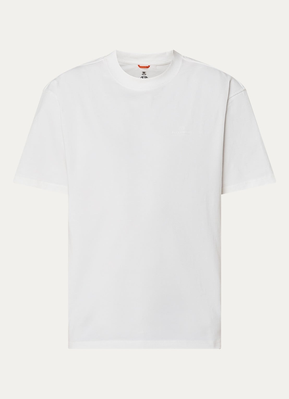 Parajumpers T-shirt met logo - voorkant 2 wit