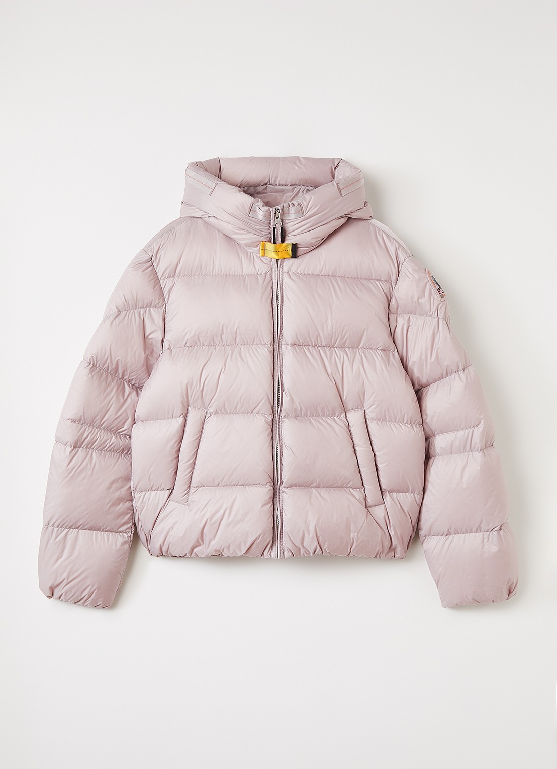 Parajumpers Tilly gewatteerd jack met capuchon - voorkant lichtroze