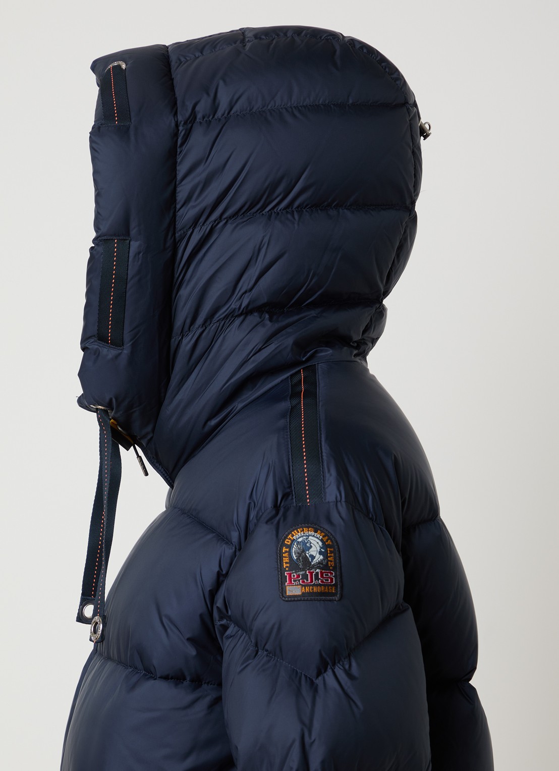 Parajumpers Tilly jas met eendendons en steekzakken - detail 4 indigo