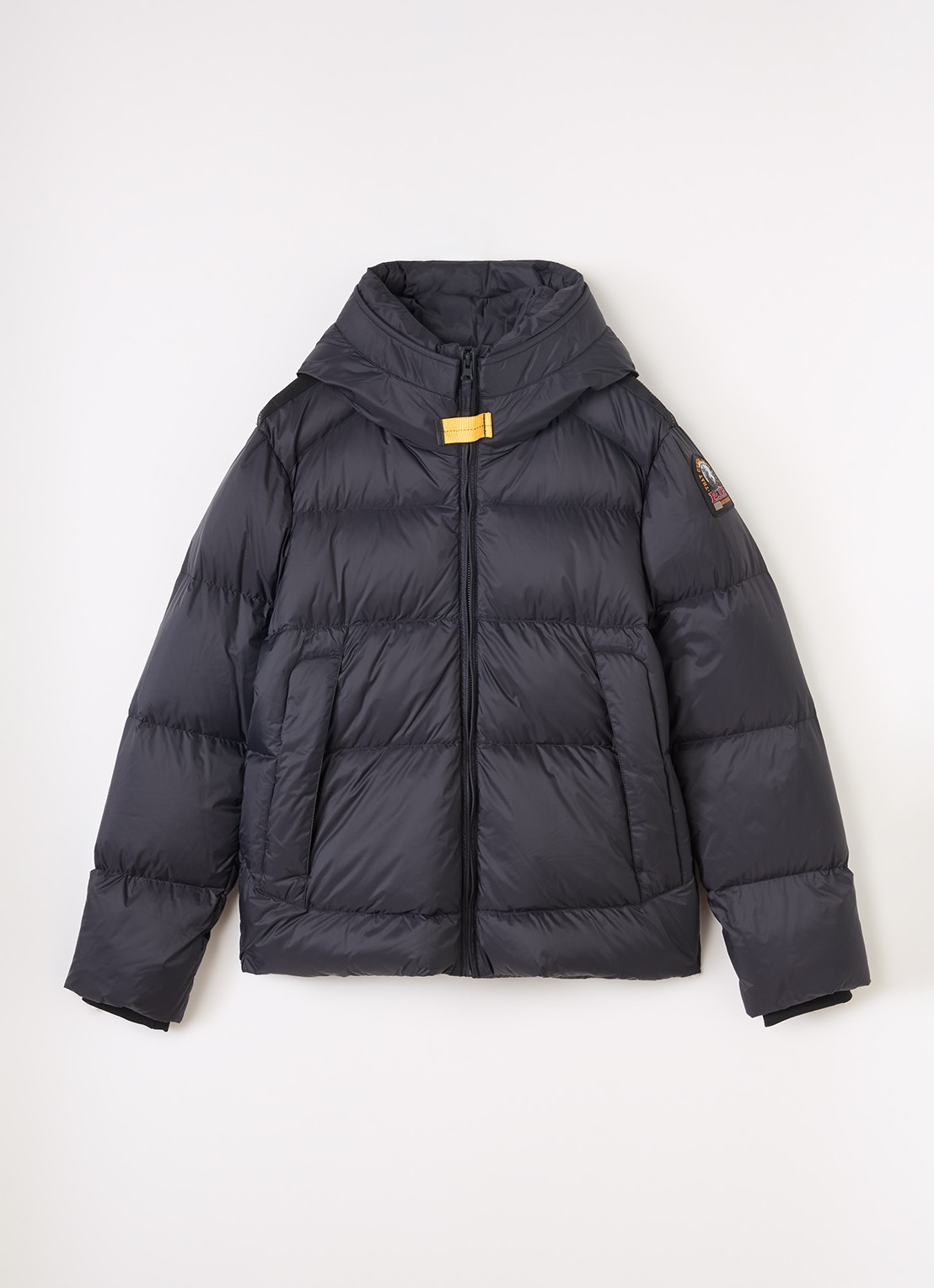 Parajumpers Tyrik pufferjack met donsvulling - voorkant 2 zwart