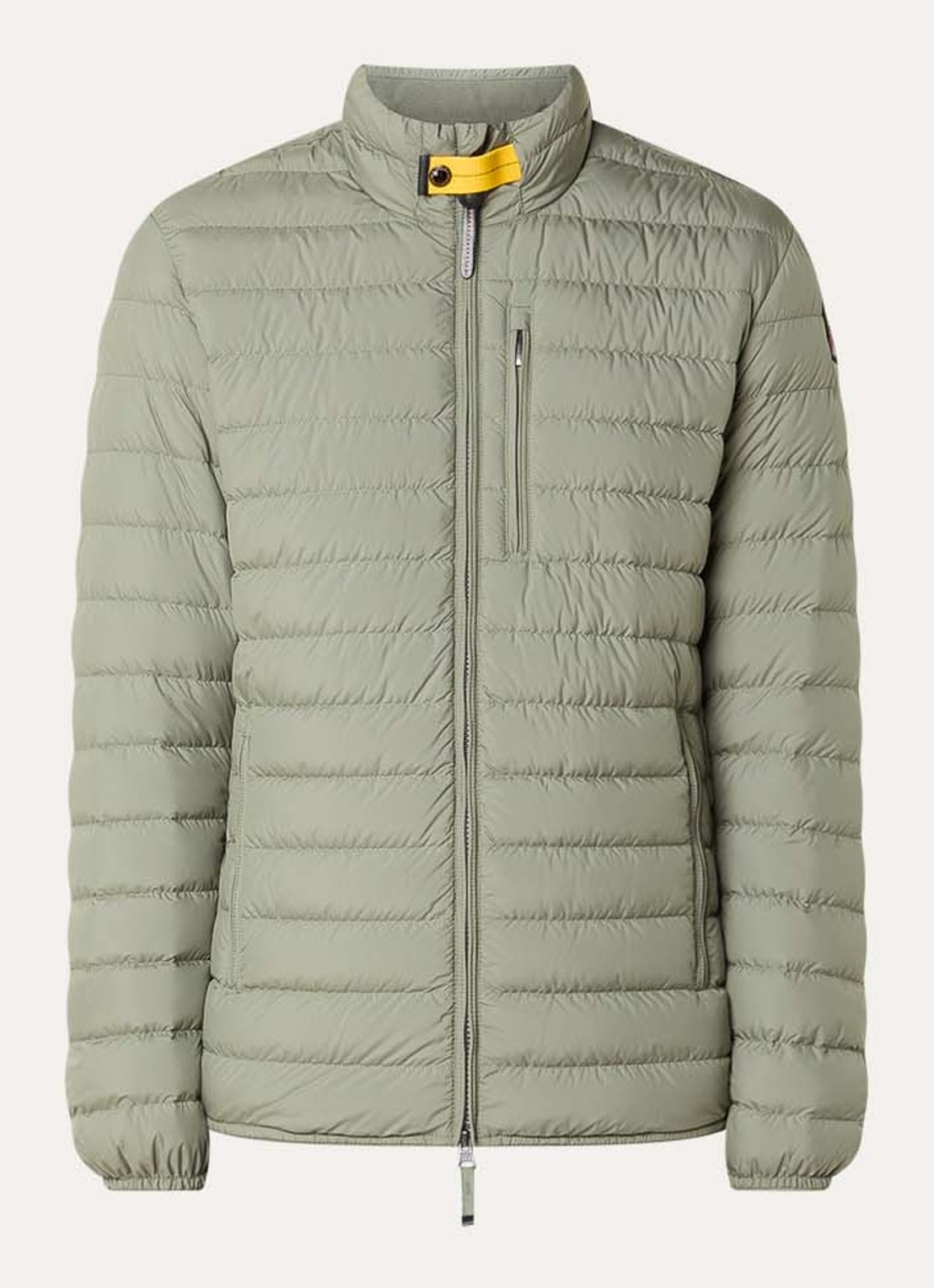 Parajumpers Ugo gewatteerd jack met donsvulling en ritszakken - voorkant 2 lindegroen