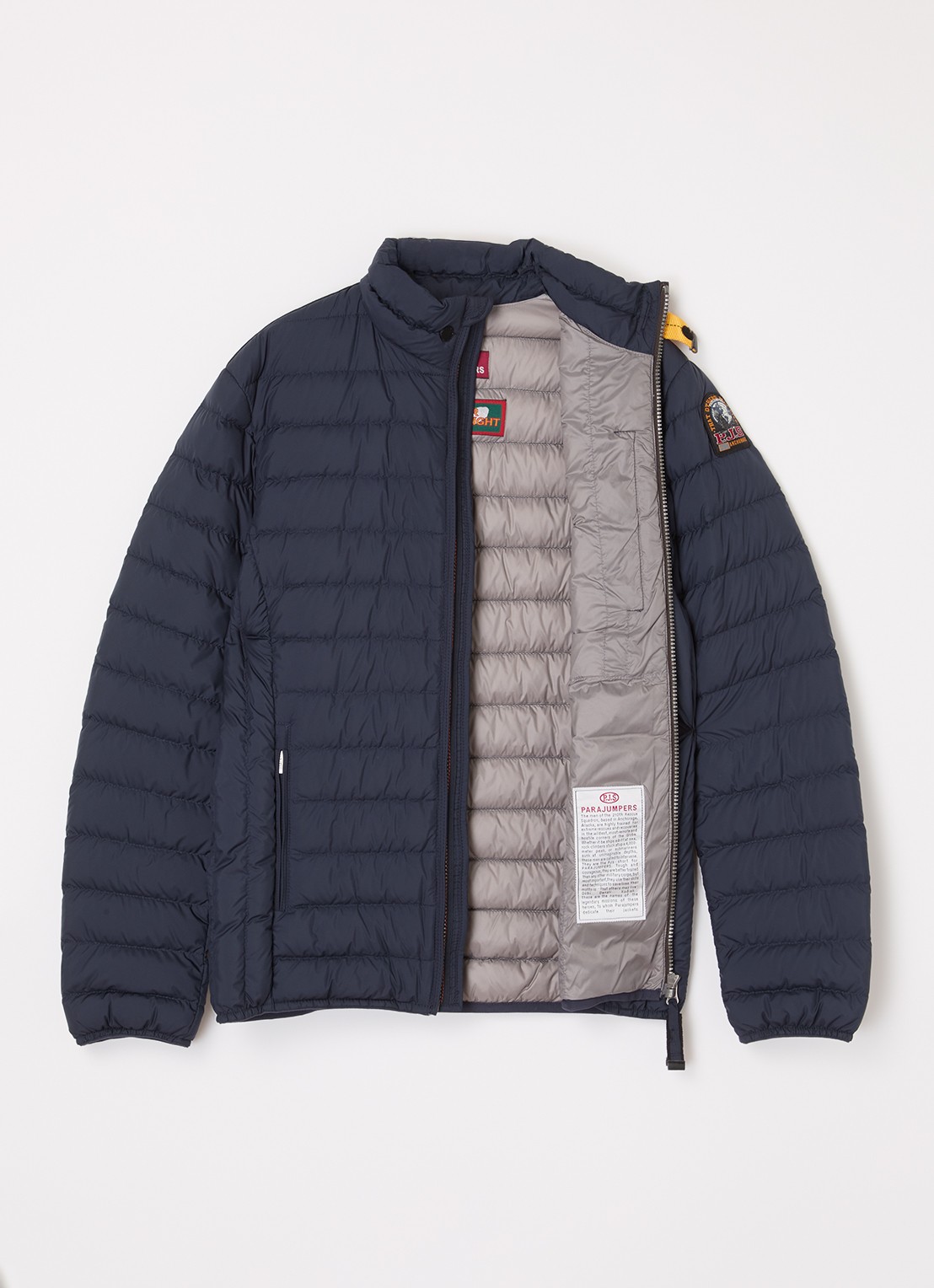 Parajumpers Ugo gewatteerd jack met donsvulling - voorkant 2 donkerblauw