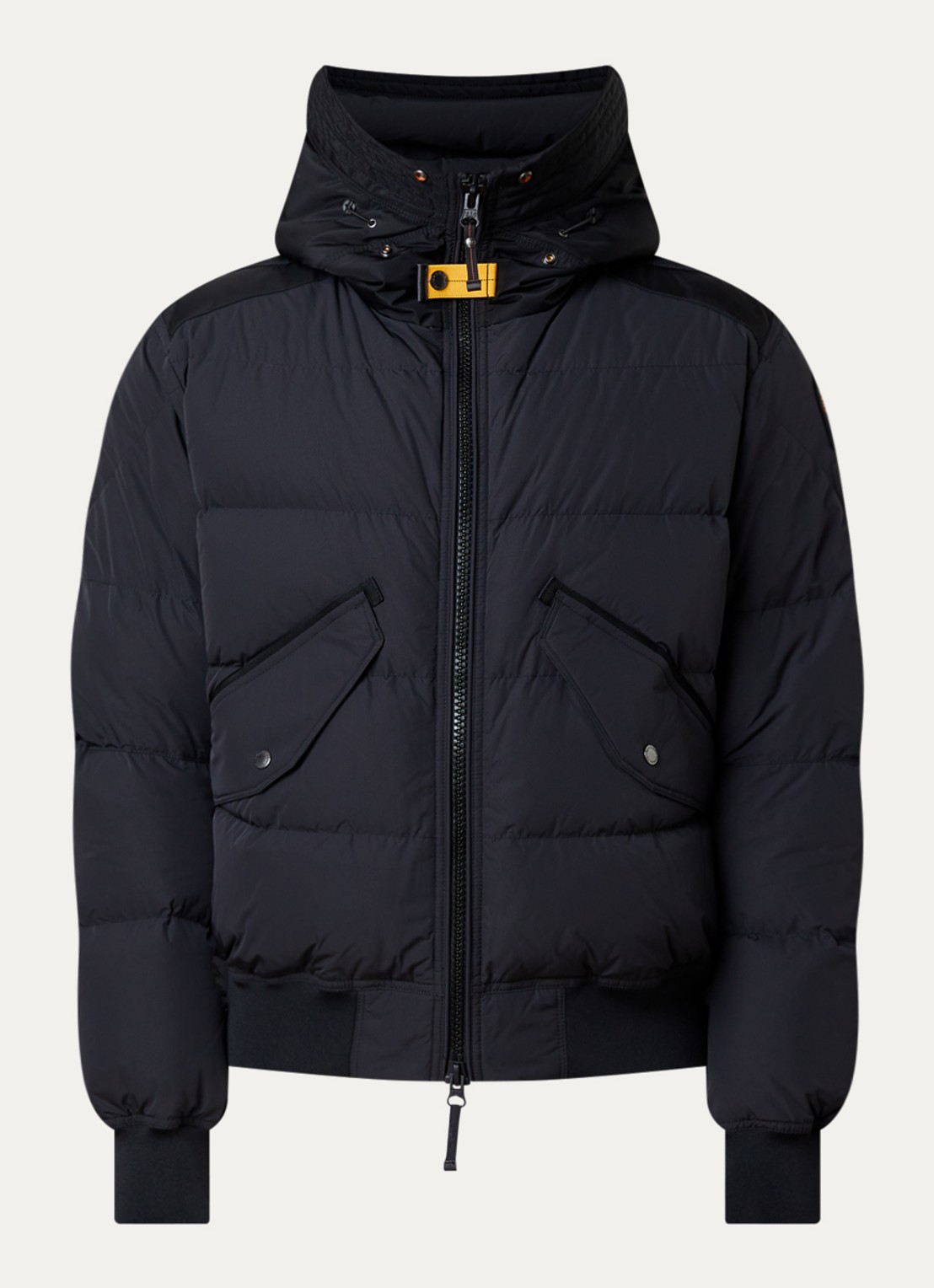 Parajumpers Wilmont 2.0 pufferjack met donsvulling - voorkant 5 zwart