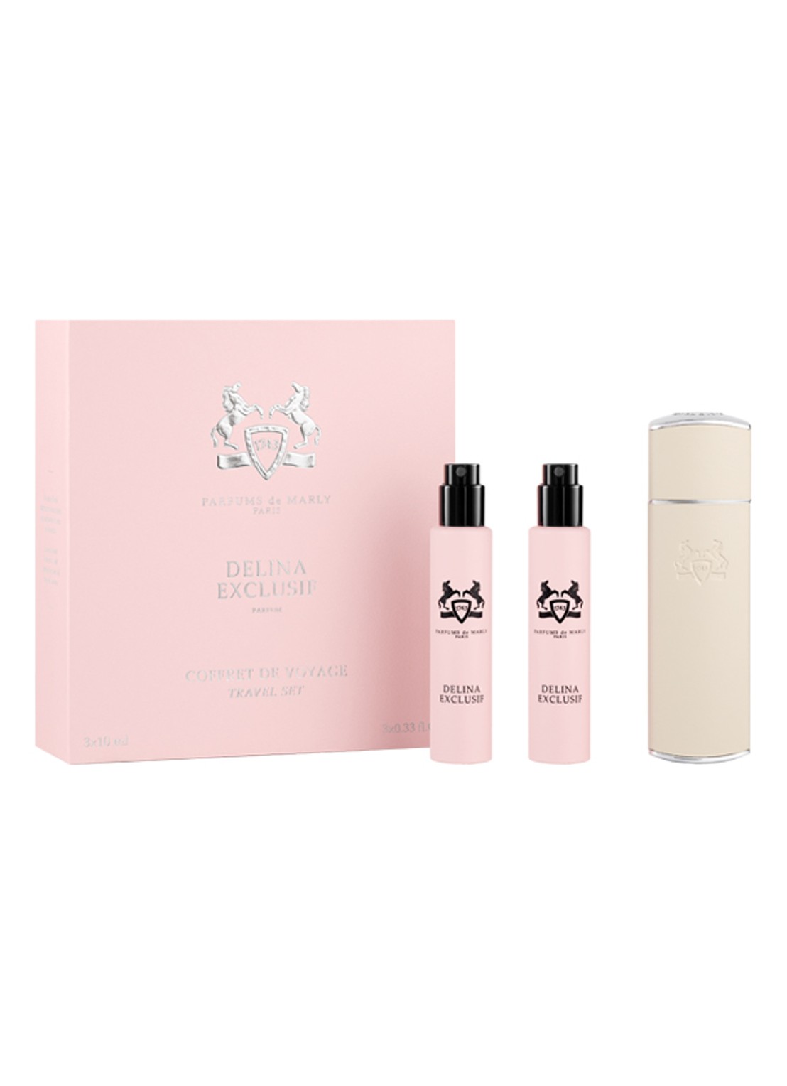 Parfums de Marly Delina Exclusif Travel Set - travel size parfumset - voorkant undefined