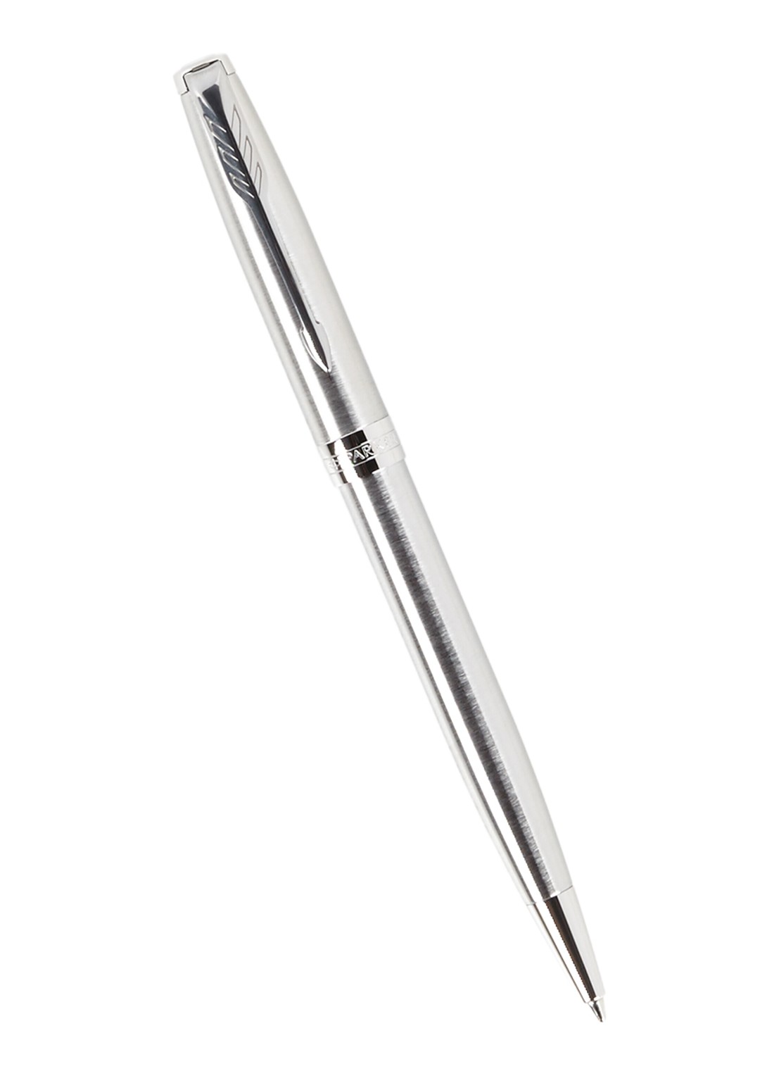 Parker Balpen Parker Sonnet Ct M Roes - voorkant zilver