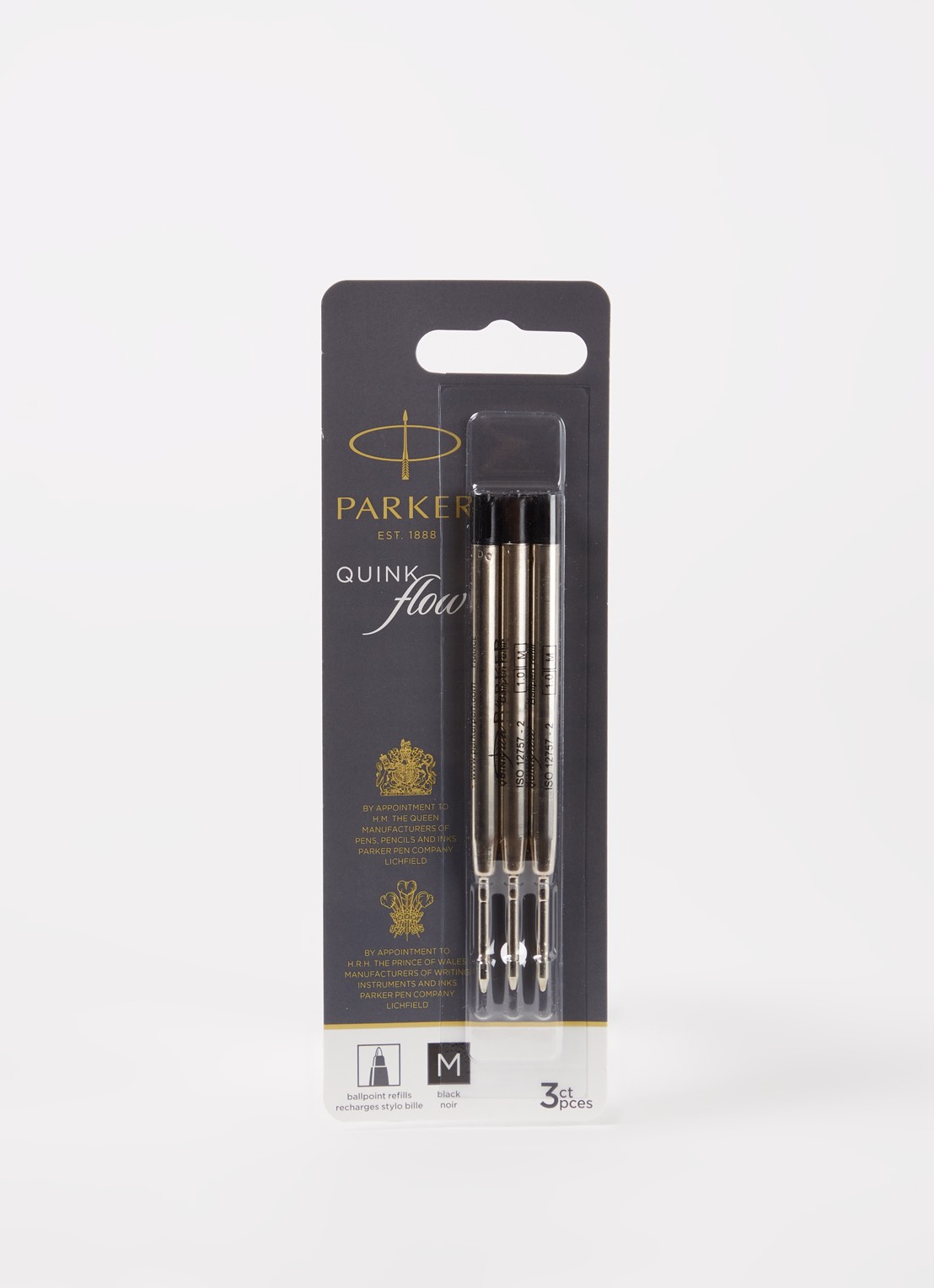 Parker Balpenvulling Parker Quinkflow - voorkant 2 zwart