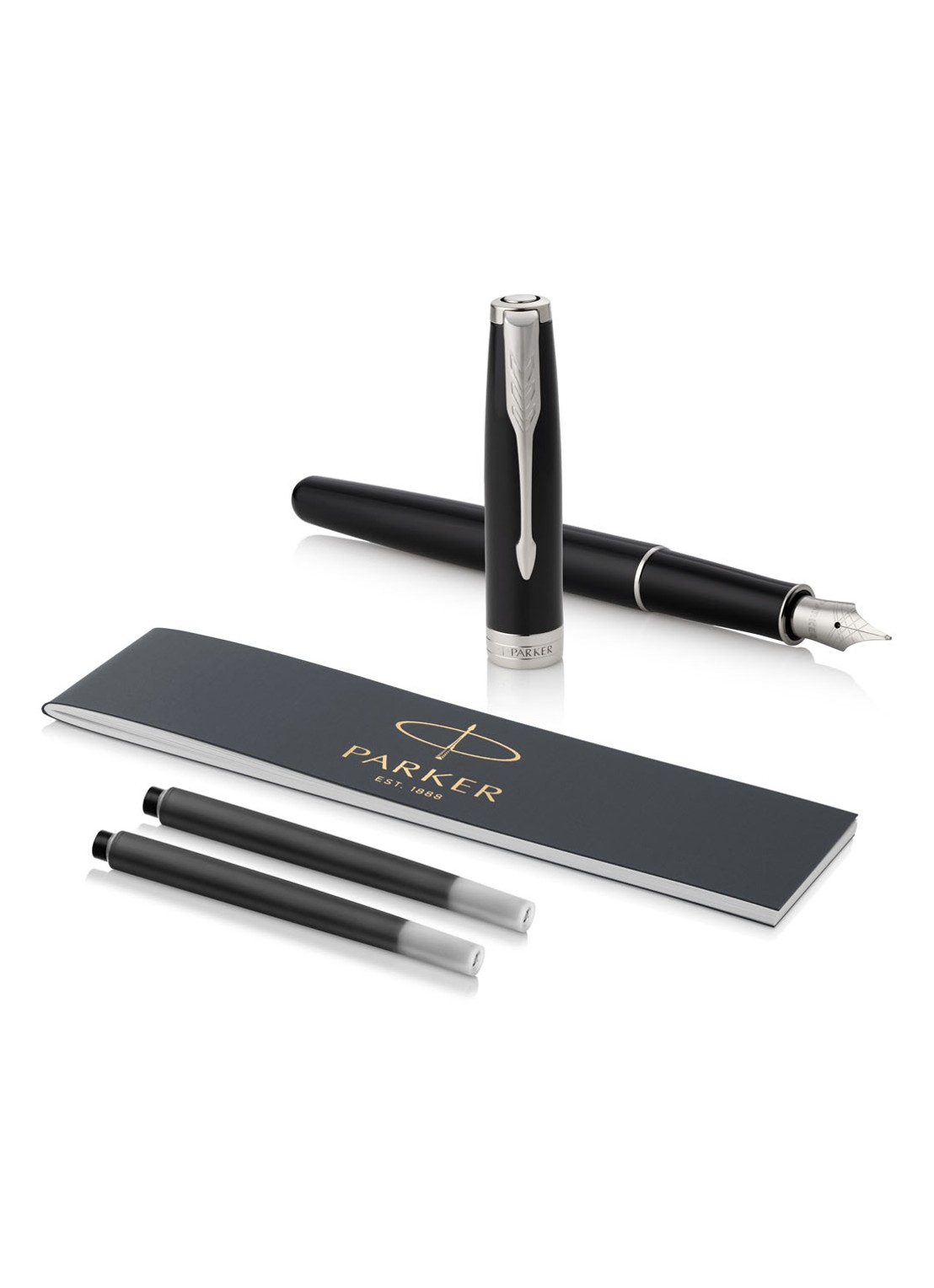 Parker Vulpen Parker Sonnet Ct M Lak - detail 5 zwart